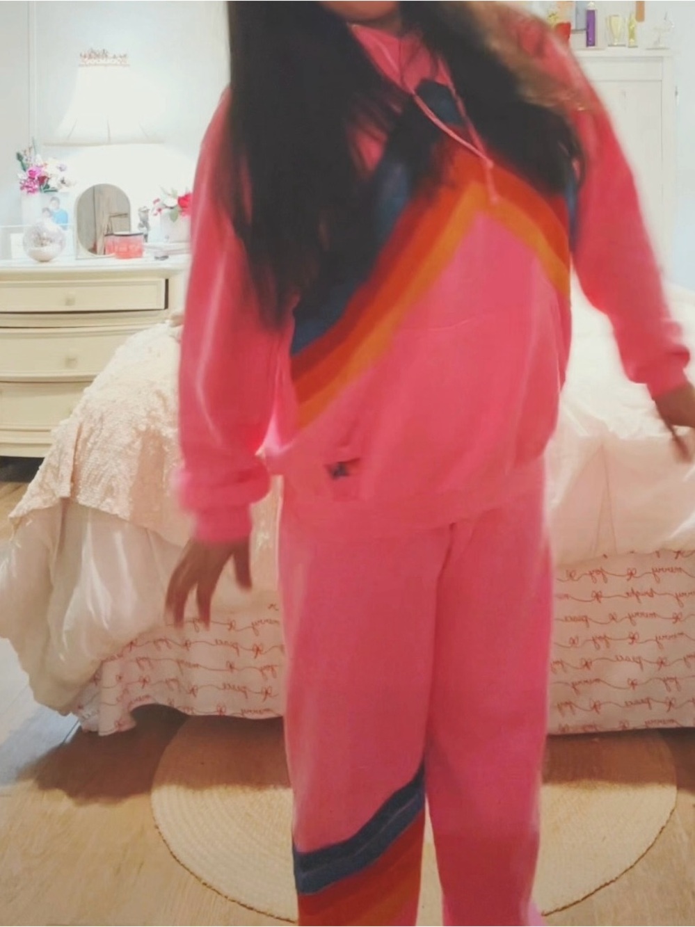 Aviator Nation hot pink Set